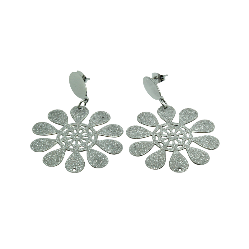 Wire-Cut Combination Earrings