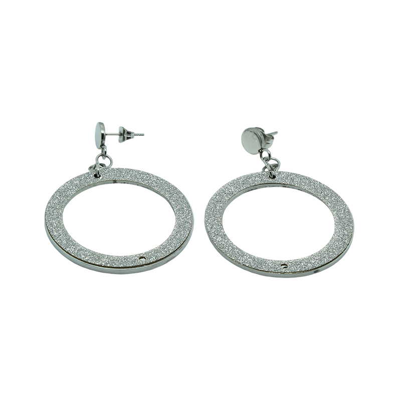 Wire-Cut Combination Earrings